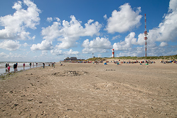 Wolkenhimmel über dem Südbad